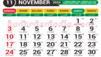 Kalender November 2024